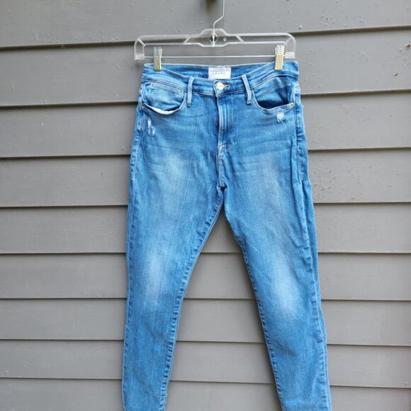 FRAME Le Hight Skinny Distressed Jeans size 28 - Picture 15 of 15